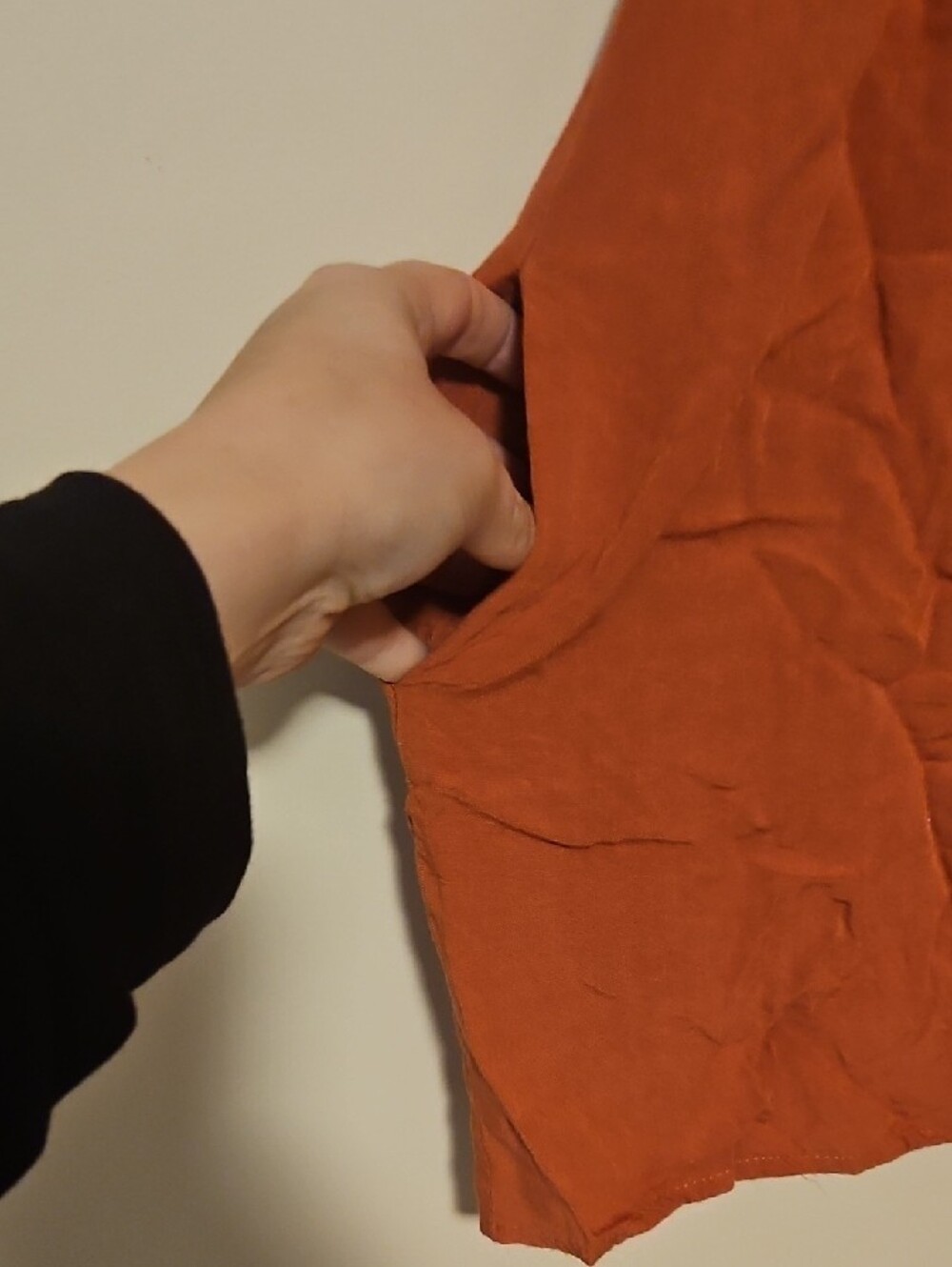 Umgee Rust Button-Front V-Neck Tunic - Picture 4 of 6